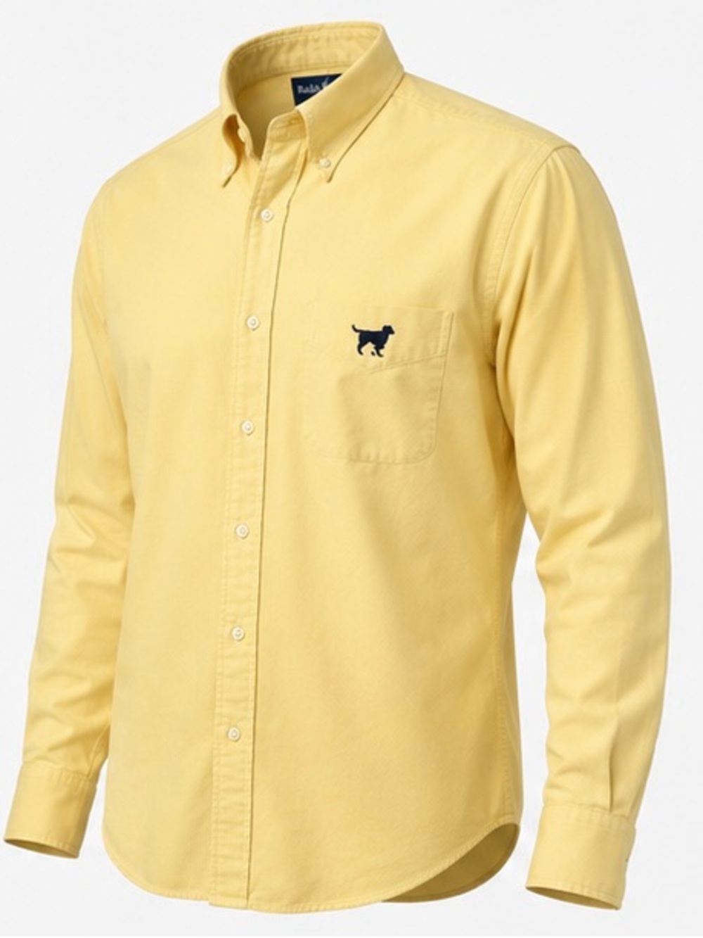 Ralph Lauren Vintage Blake Butter Yellow Oxford Button Down Shirt (100% Cotton) - Picture 2 of 8